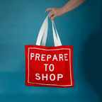 Prepare to Shop Tote Bag by Richard Tipping x third drawer down