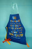 Do You Want To Draw What You See? Bob and Roberta Smith apron by Third Drawer Down