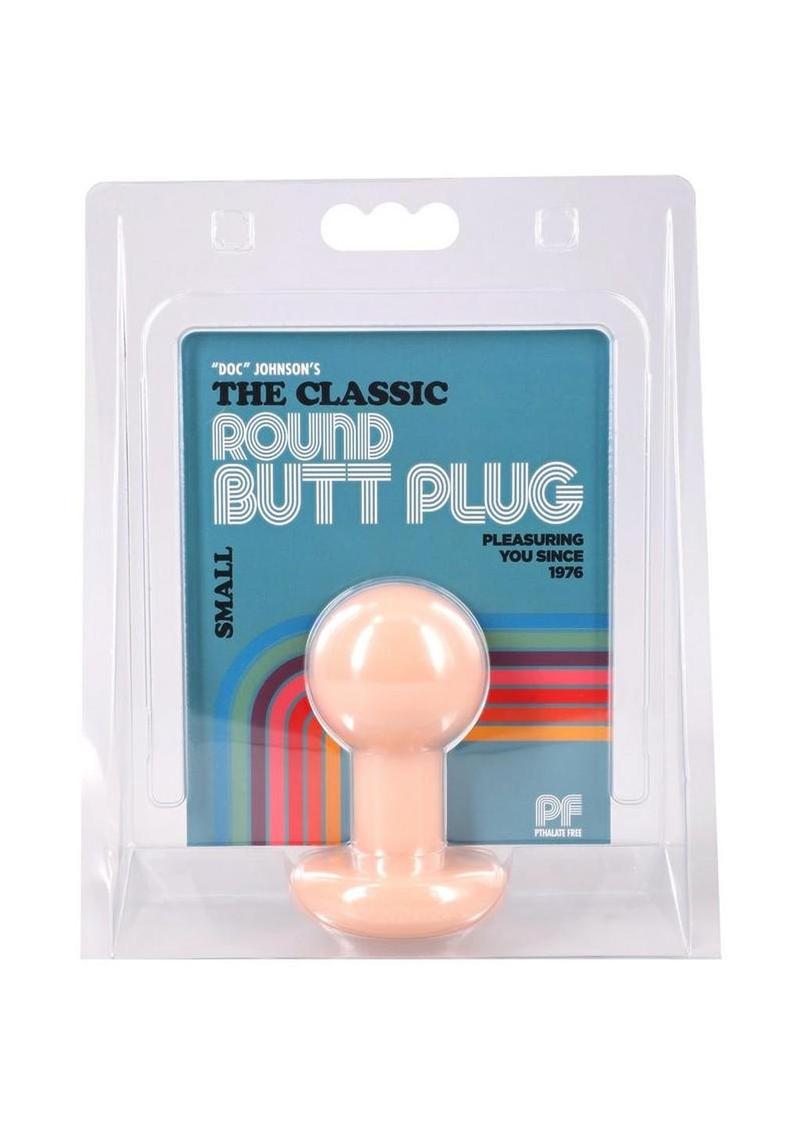 The Classic Round Butt Plug - Small - Vanilla