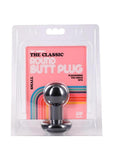 The Classic Round Butt Plug - Small - Black
