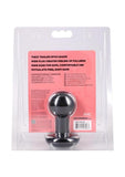 The Classic Round Butt Plug - Small - Black