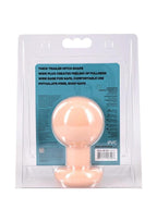 The Classic Round Butt Plug - Large - Vanilla