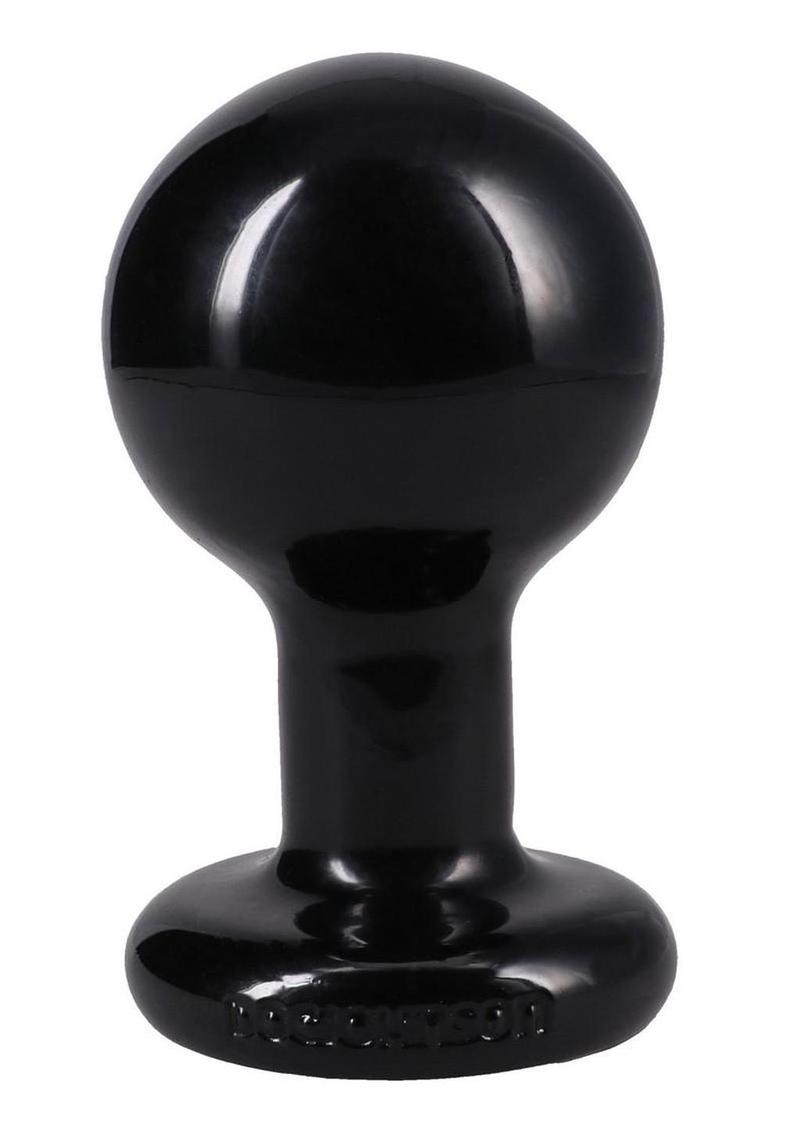 The Classic Round Butt Plug - Medium - Black