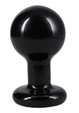 The Classic Round Butt Plug - Medium - Black