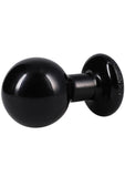 The Classic Round Butt Plug - Medium - Black