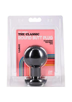 The Classic Round Butt Plug - Large - Black