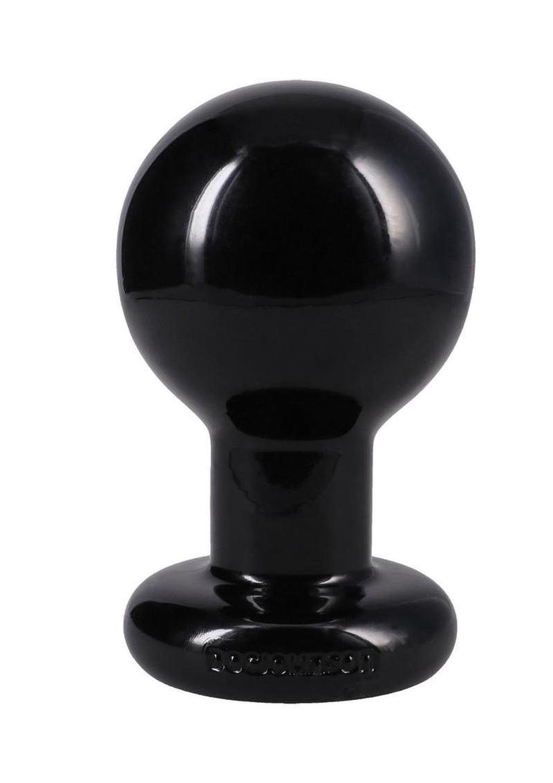 The Classic Round Butt Plug - Large - Black