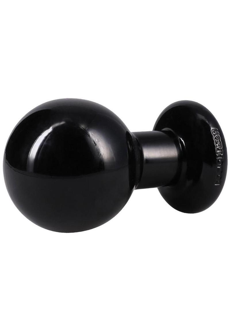 The Classic Round Butt Plug - Large - Black
