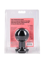 The Classic Round Butt Plug - Large - Black