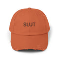SLUT Distressed Cap in 6 colors