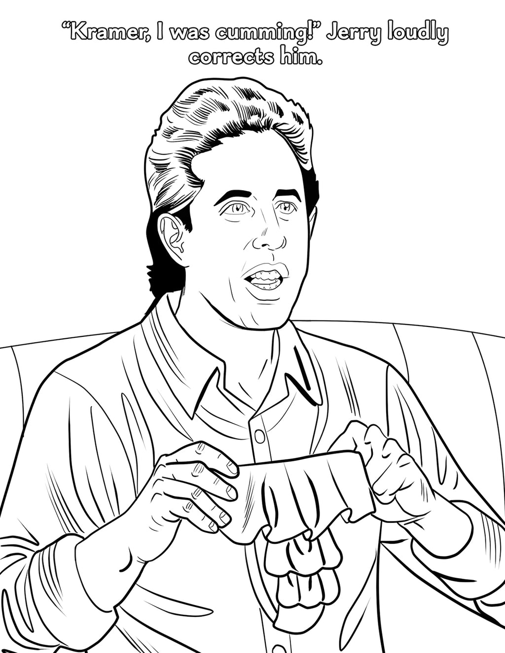 Sexfeld P0rn Parody Coloring Book