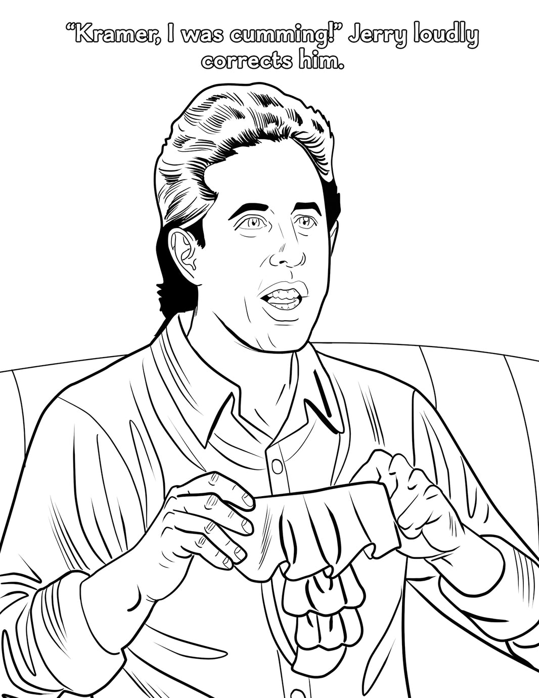 Sexfeld P0rn Parody Coloring Book