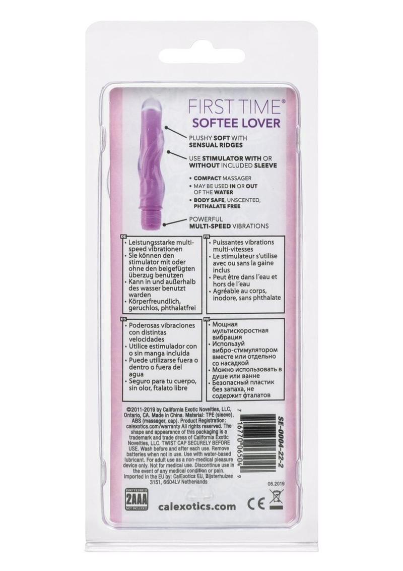 First Time Softee Lover Vibrator - Purple