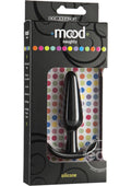 Mood Naughty 1 Silicone Anal Plug - Medium - Black