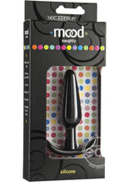 Mood Naughty 1 Silicone Anal Plug - Medium - Black