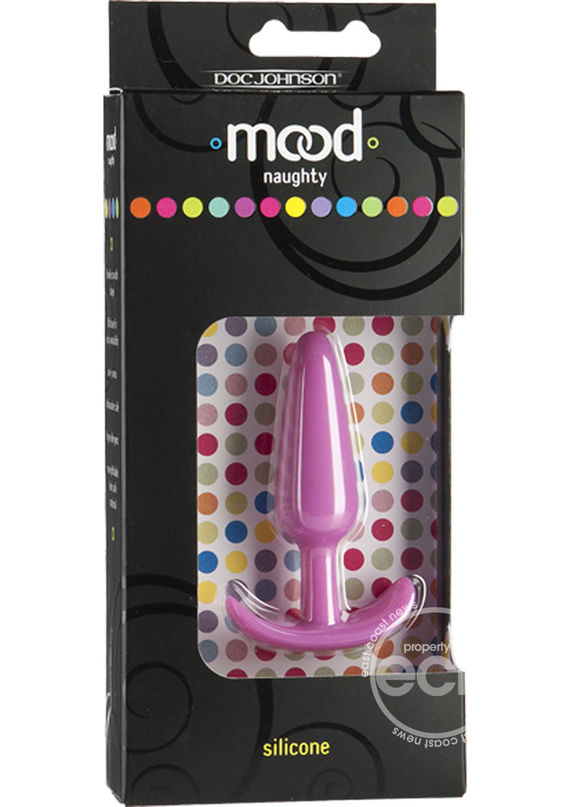 Mood Naughty 1 Silicone Anal Plug - Small - Pink