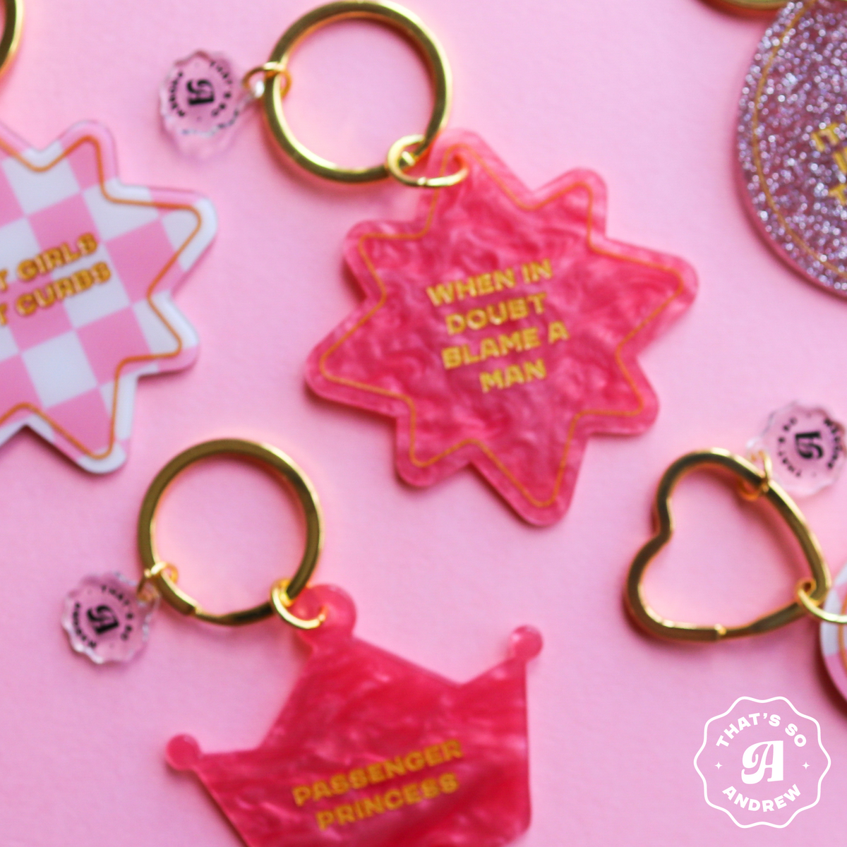 It's Literally Impossible to Be a Woman - Motel Keychain