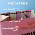 Feeling Gifty AF - Gift Bag, Funny Gift Bag, Gift Wrap