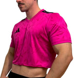 Adidas Neo Pink Short Sleeve Crop Top BY SNEAKERMASK