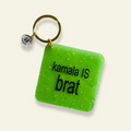 Kamala Is Brat - Funny Motel Keychain