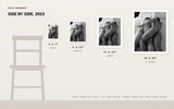 Side by Side, 2023 — print size comparison