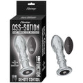 ASS-SATION REMOTE VIBRATING METAL ANAL PLEASER-SILVER