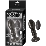 ASS-SATION REMOTE VIBRATING METAL ANAL PLEASER-BLACK