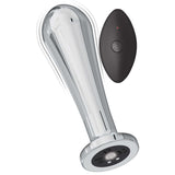 ASS-SATION REMOTE VIBRATING METAL ANAL BULB-SILVER