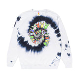 Playboy X Color Bars Spiral Tie-Dye Crewneck Sweatshirt