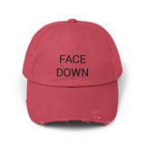 FACE DOWN Distressed Cap in 6 colors