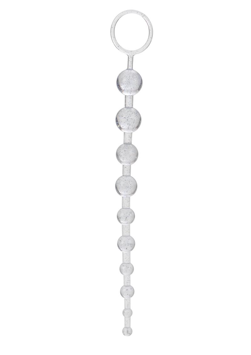 Platinum X 10 Anal Beads - Silver