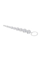 Platinum X 10 Anal Beads - Silver