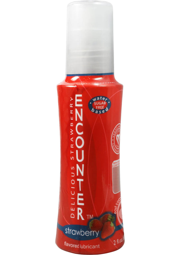 Elbow Grease Delicious Encounter Flavored Water Based Lubricant Strawberry 2oz