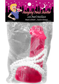 Hanging Penis Shooter with Pearl Necklace