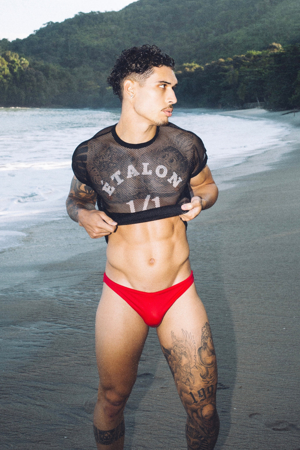 Mesh Crop Top