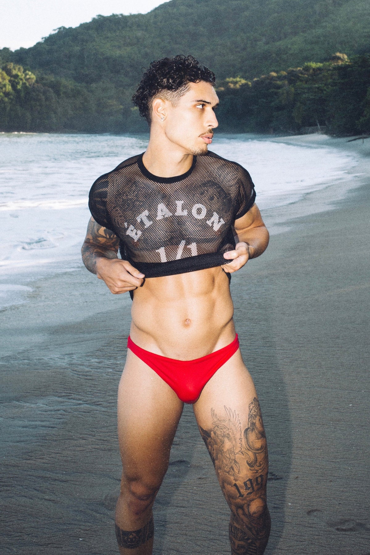 Mesh Crop Top