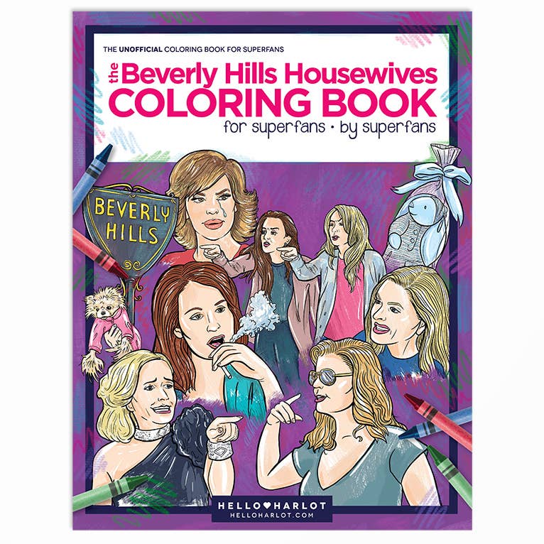 Beverly Hills Housewives Coloring Book