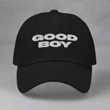 Good Boy Dad Hat by YES HOMO - Black