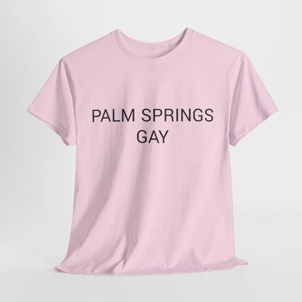 PALM SPRINGS GAY TEE BY CULTUREEDIT AVAILABLE IN 13 COLORS