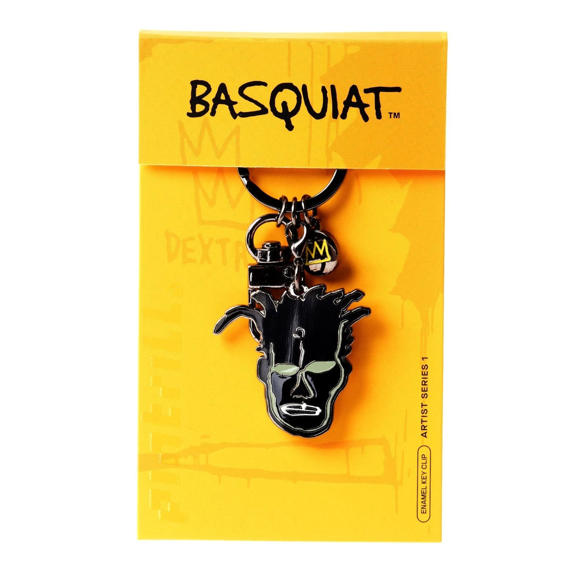 Jean-Michel Basquiat portrait Keychain