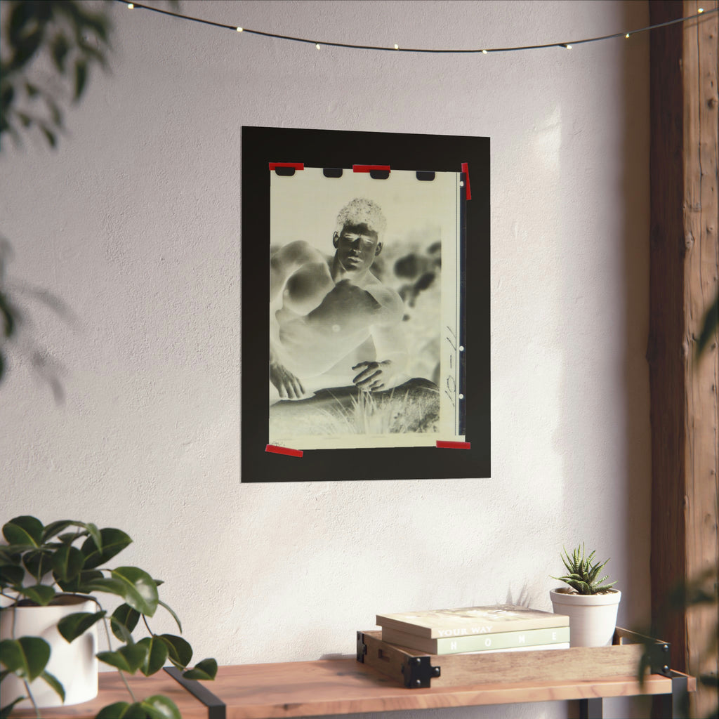 90S VINTAGE GAY PORN TRANSPARENCY Matte Vertical Poster #19