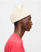 LOVERBOY BY CHARLES JEFFREY CHUNKY EARS BEANIE WHITE