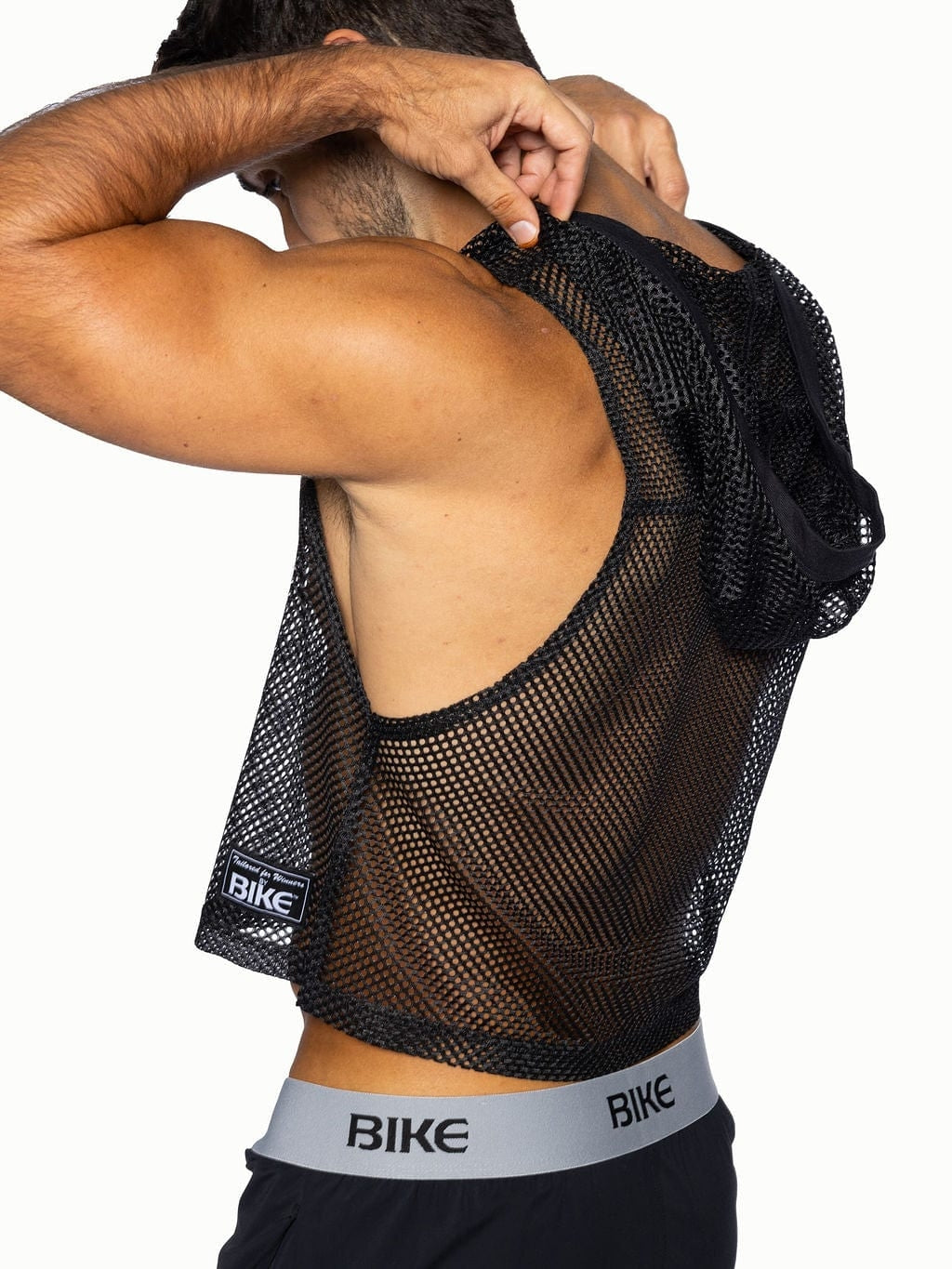 BIKE Hooded Sleeveless Practice Jersey - Black