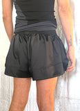 GMBH BOXING SHORTS W FRINGES BLACK