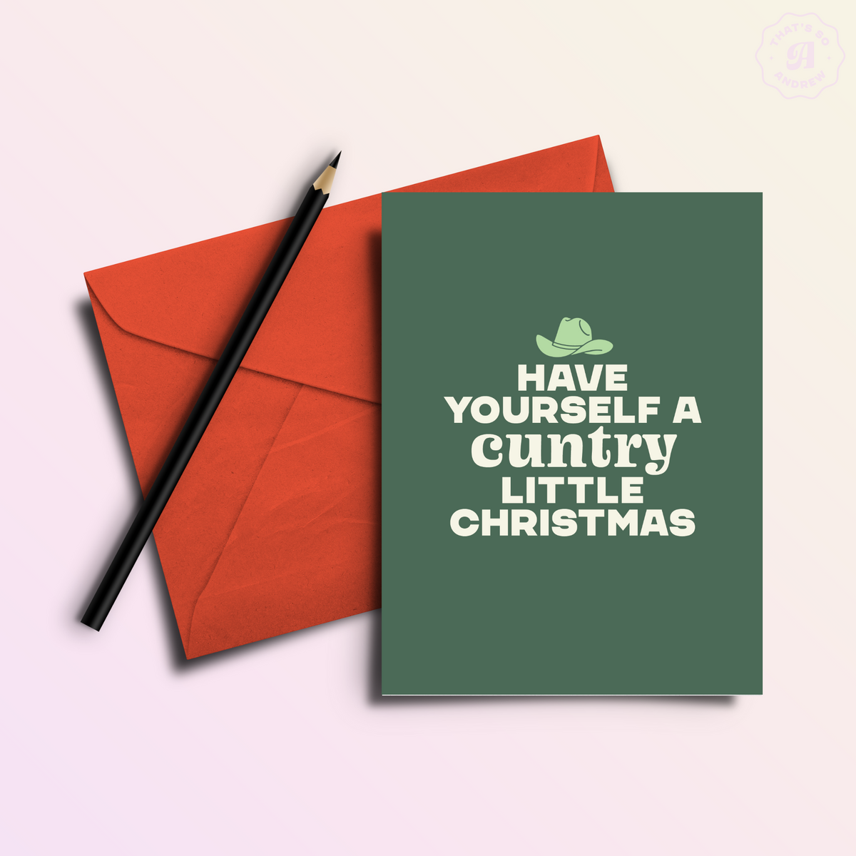 Cuntry Little Christmas | Funny Christmas Greeting Card