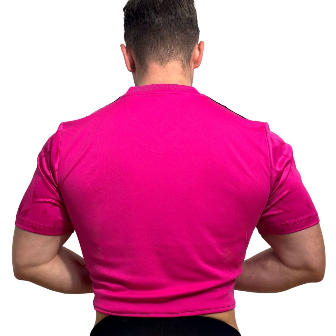 Adidas Neo Pink Short Sleeve Crop Top BY SNEAKERMASK