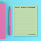 Small Business Things - Snarky & Colorful Notepad
