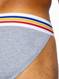 BIKE Stretch Cotton Jock Brief - Grey