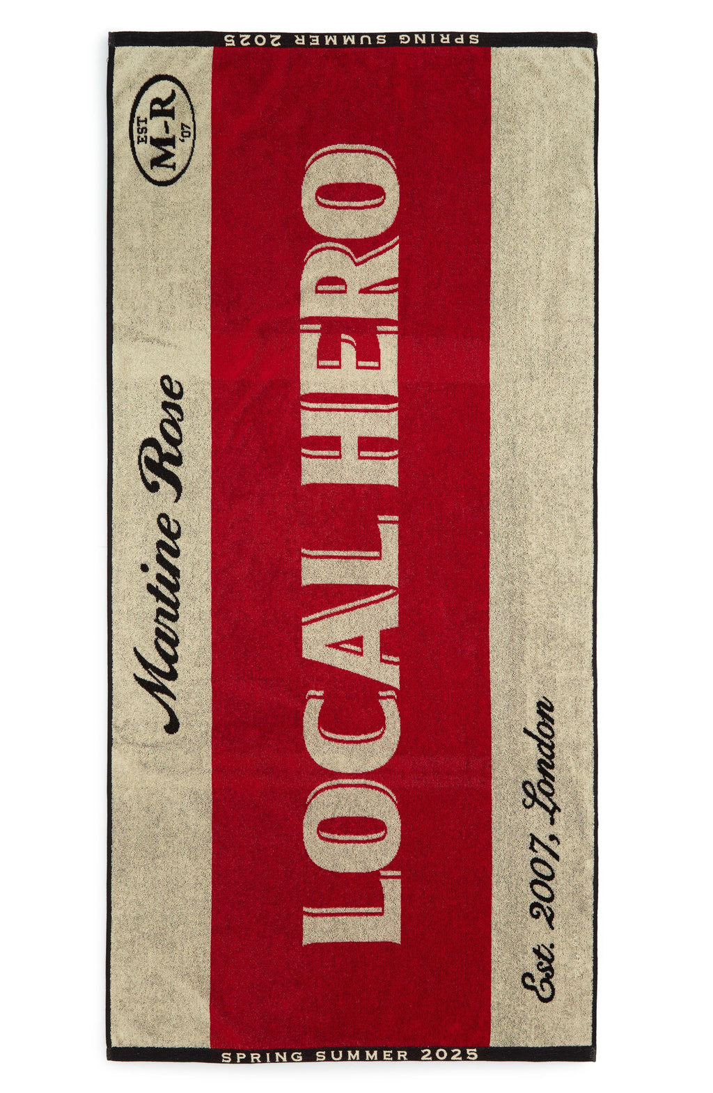 MARTINE ROSE Local Hero Beach Towel