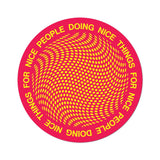 Nice People > Nice Things By Oliver Payne - Die-Cut Sticker